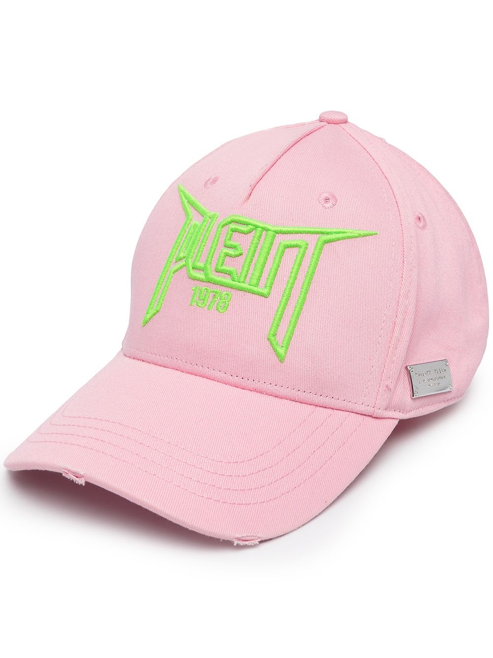 embroidered logo baseball cap - 1