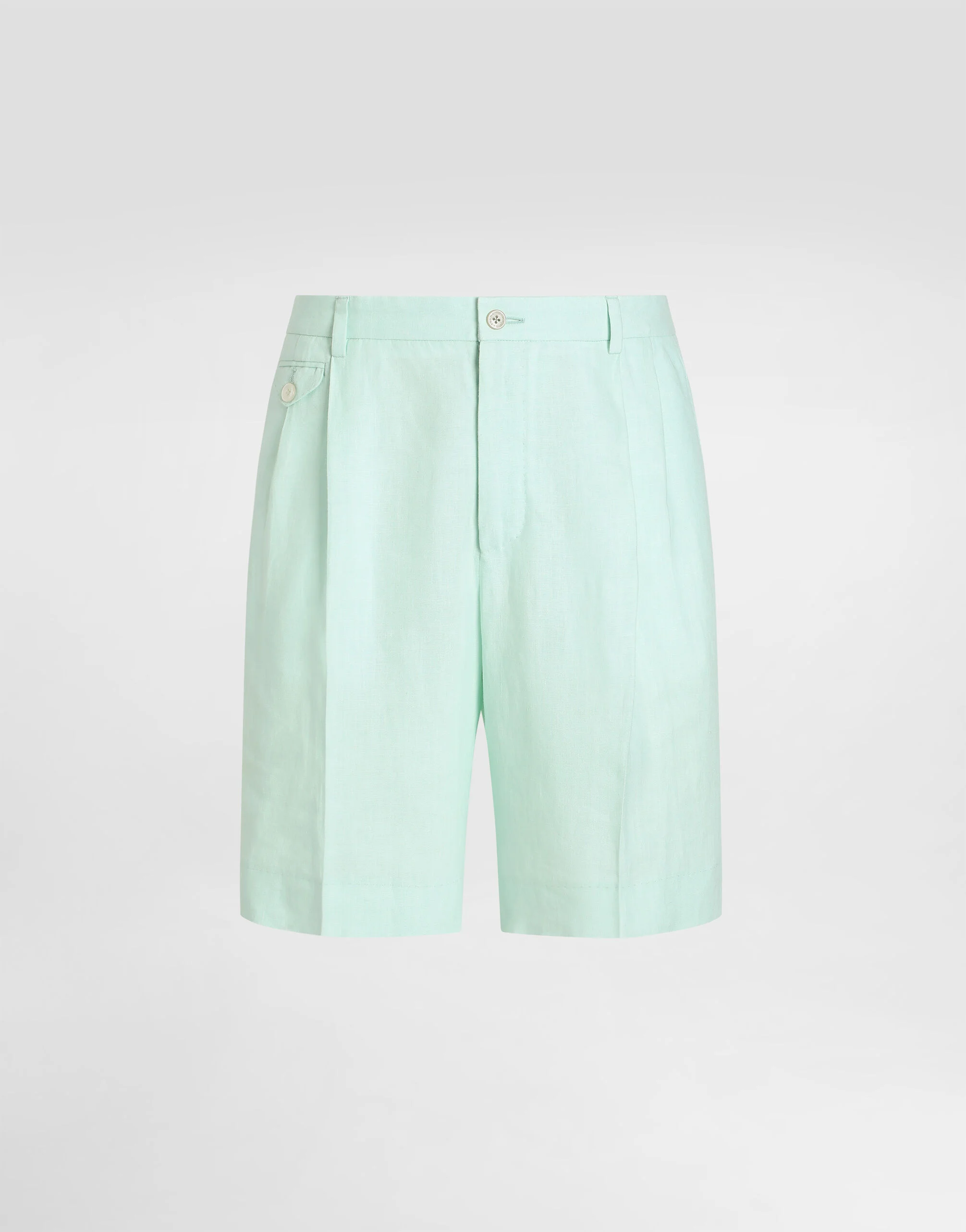Linen bermuda shorts - 1