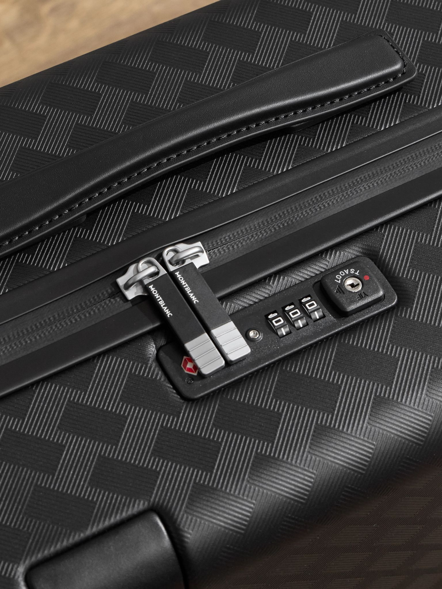 #MY4810 Extreme 3.0 Textured-Leather Carry-On Suitcase Black - 5
