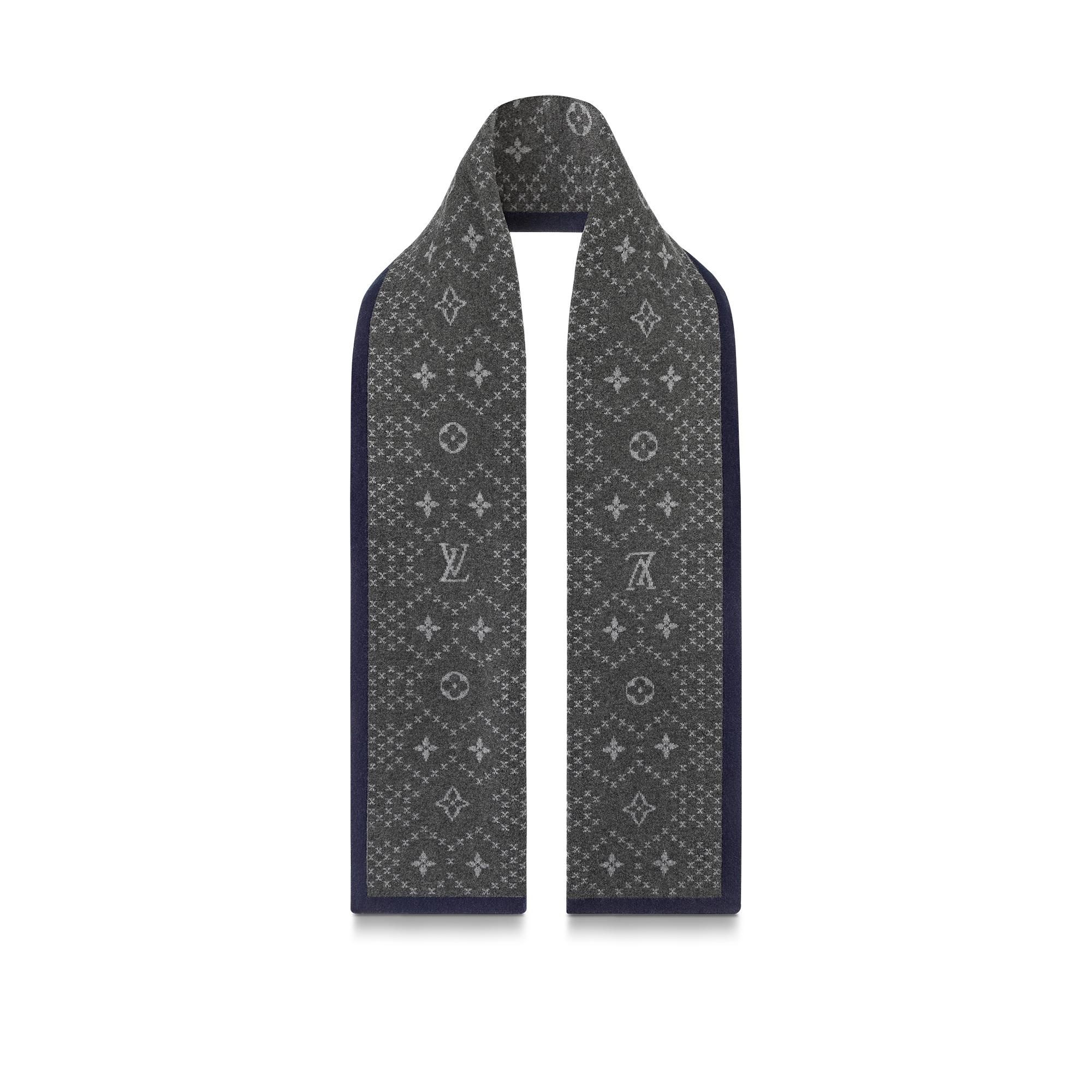 Monogram Flake Knit Scarf - 4