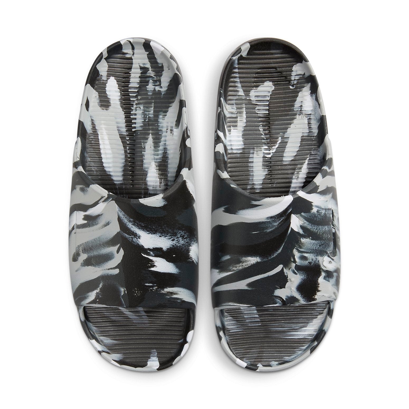 Nike Calm Slide 'Marble Black Grey' FV5637-001 - 4