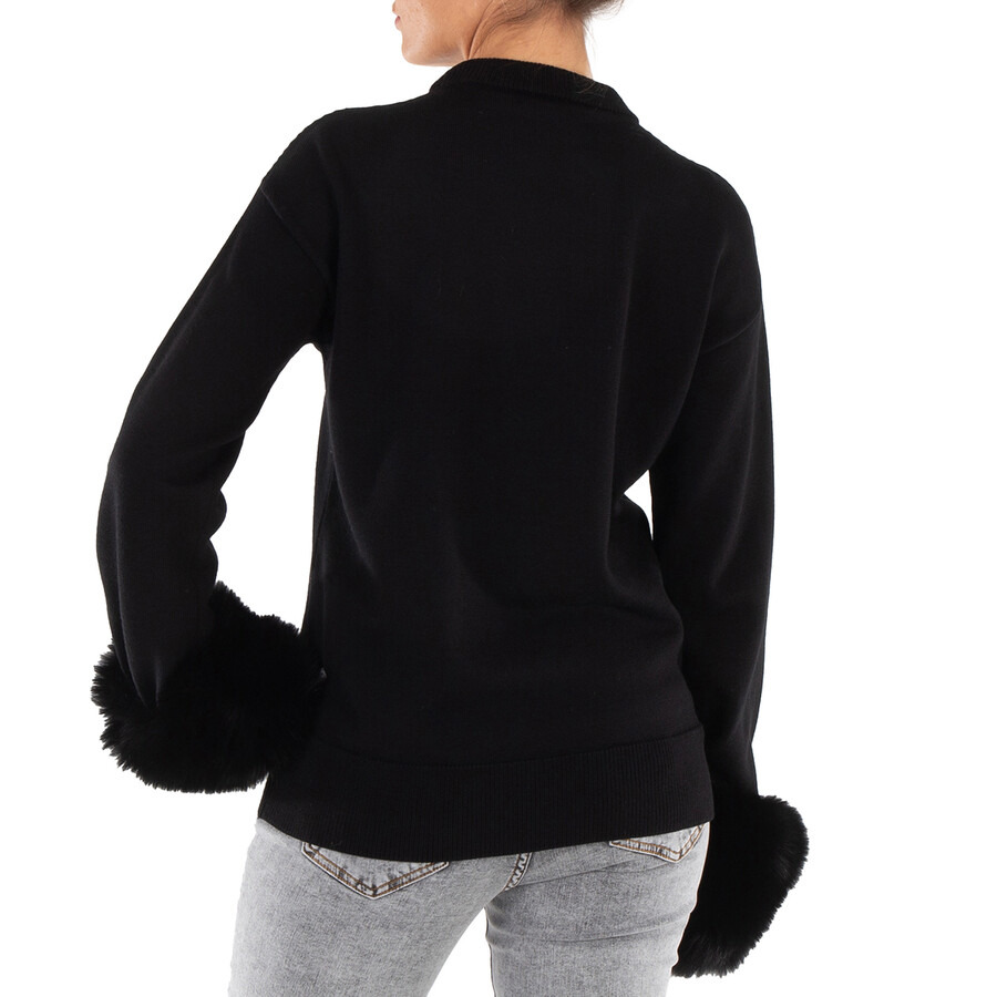 Philipp Plein Skull Embroidered Round Neck Pullover - 5