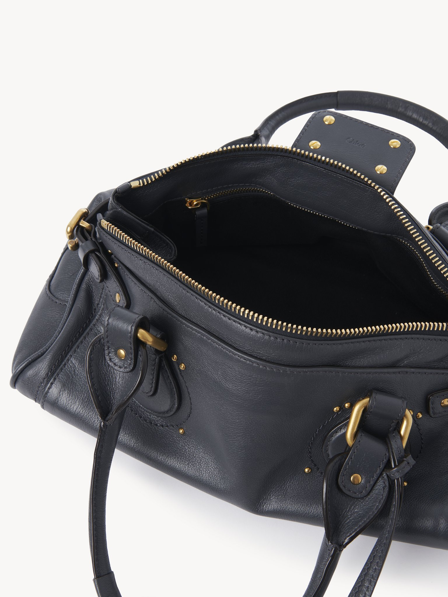 PADDINGTON BAG IN GRAINED LEATHER - 5