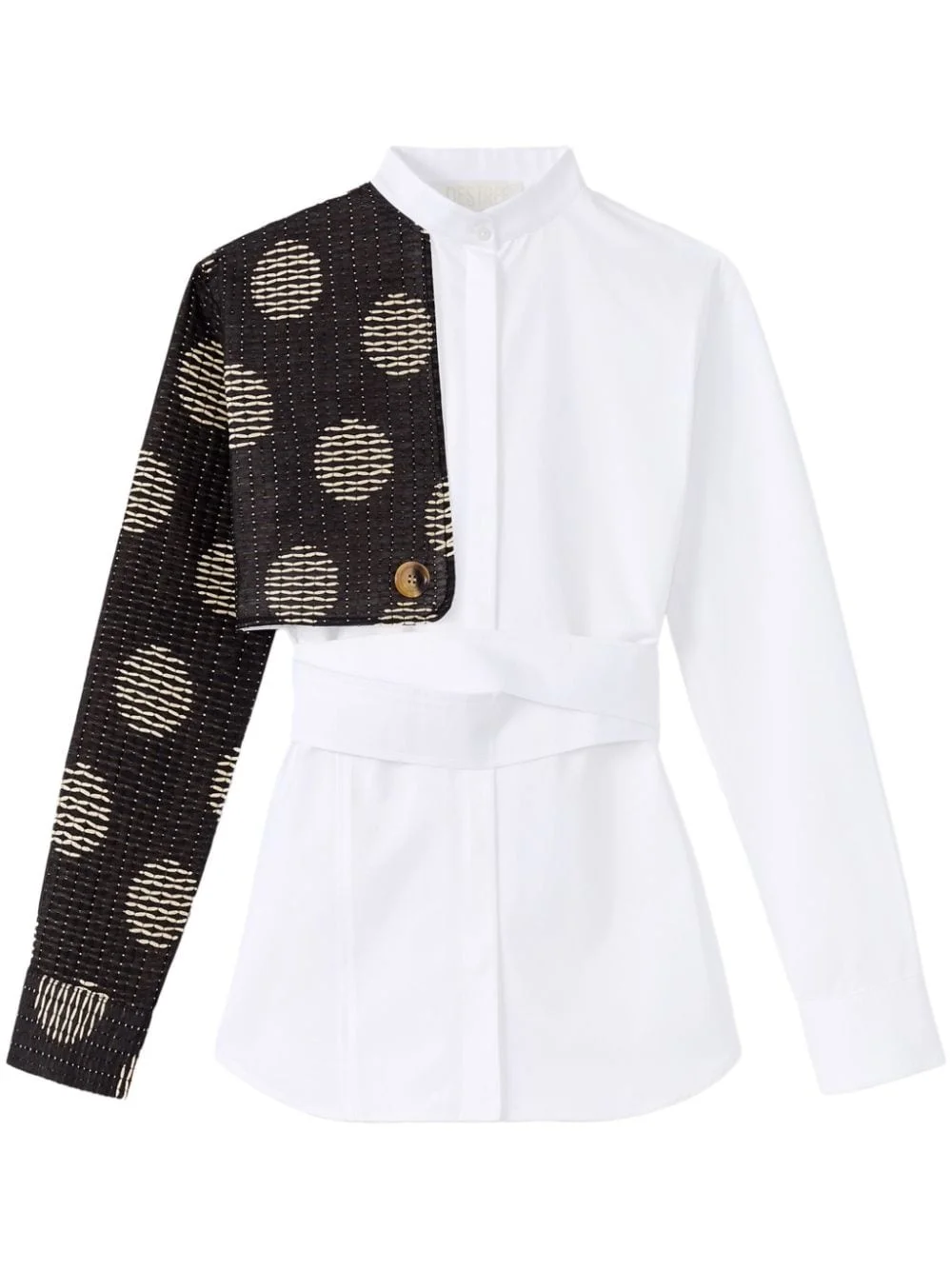 Hans polka-dot cotton shirt - 1