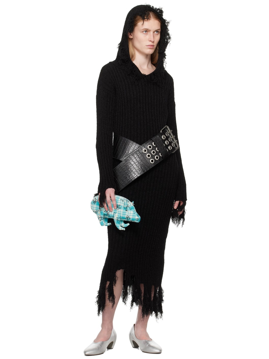 Black Reaper Maxi Dress - 4