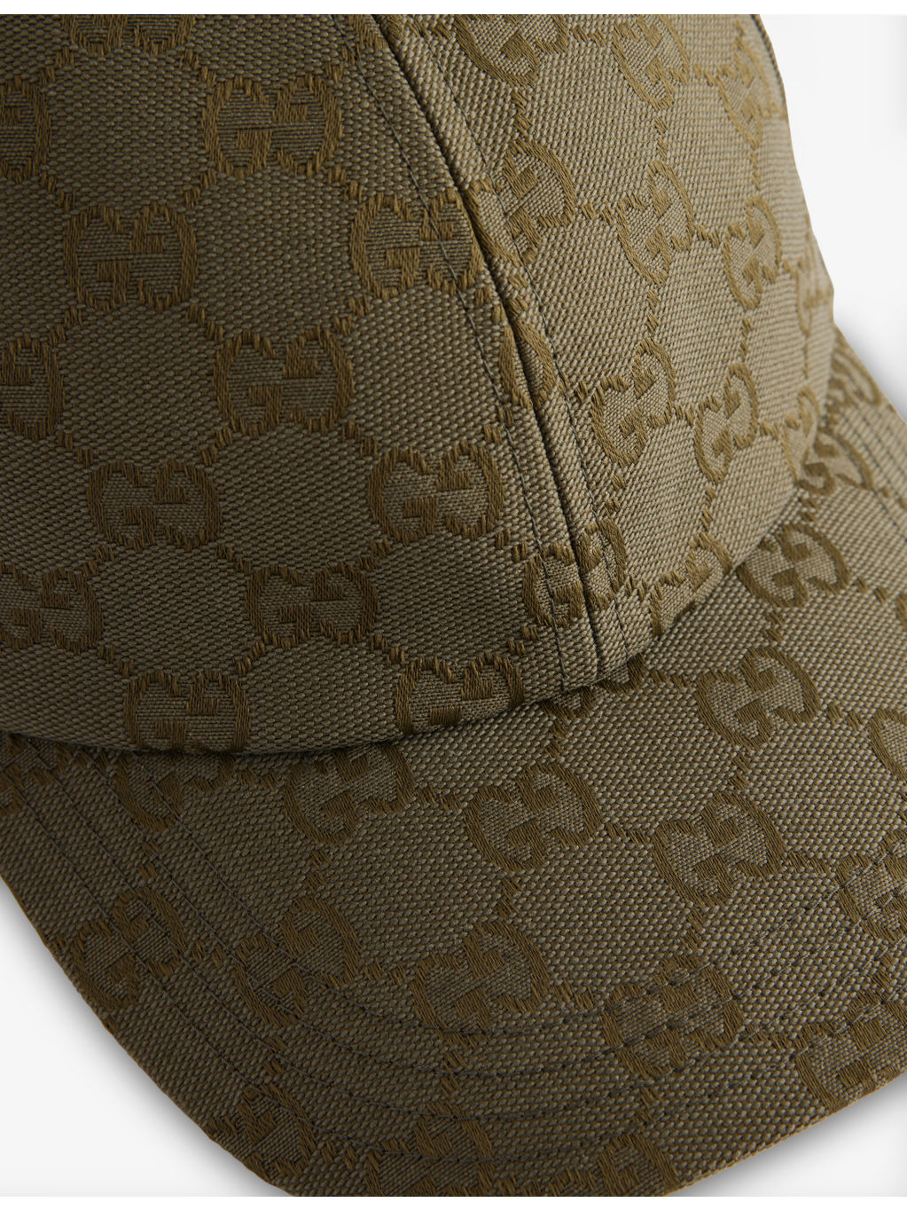 GG Monogram-Print Canvas Cap - 2