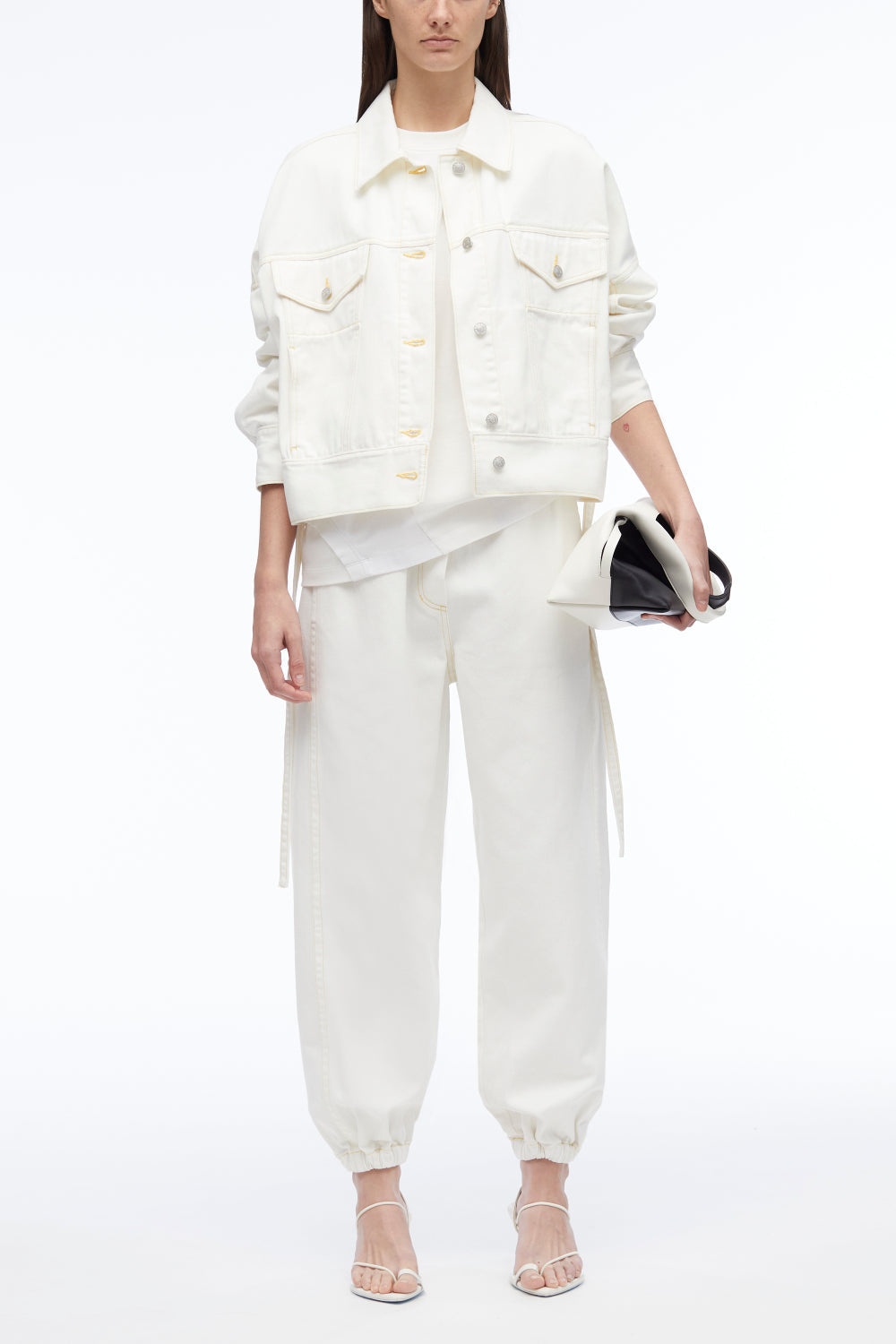 Overdyed Denim Boxy Jacket - 1