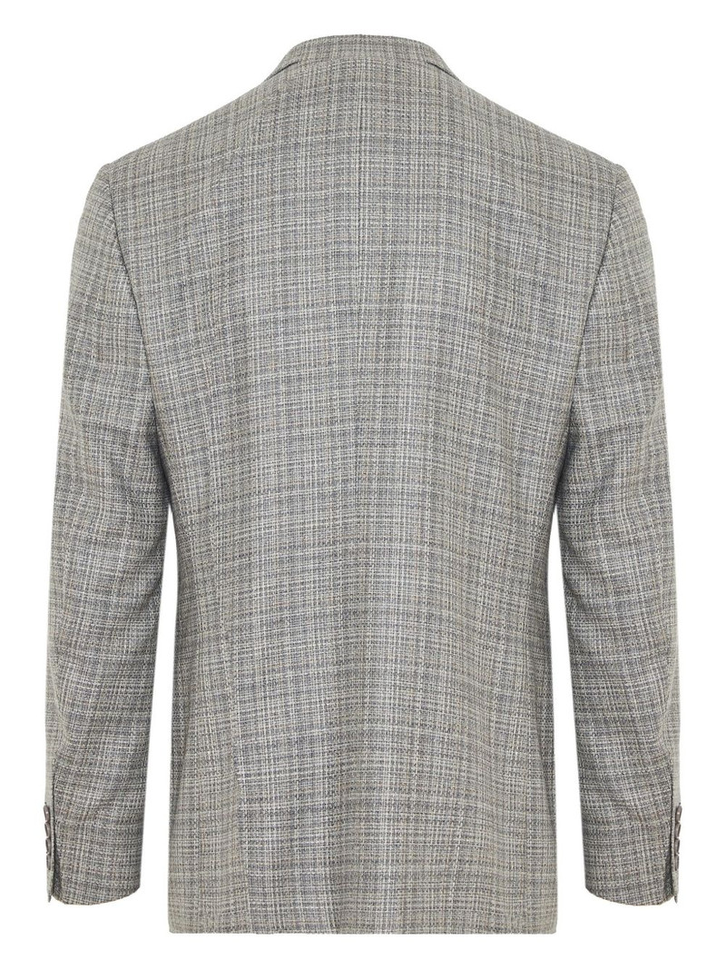 Canali checked blazer outlook