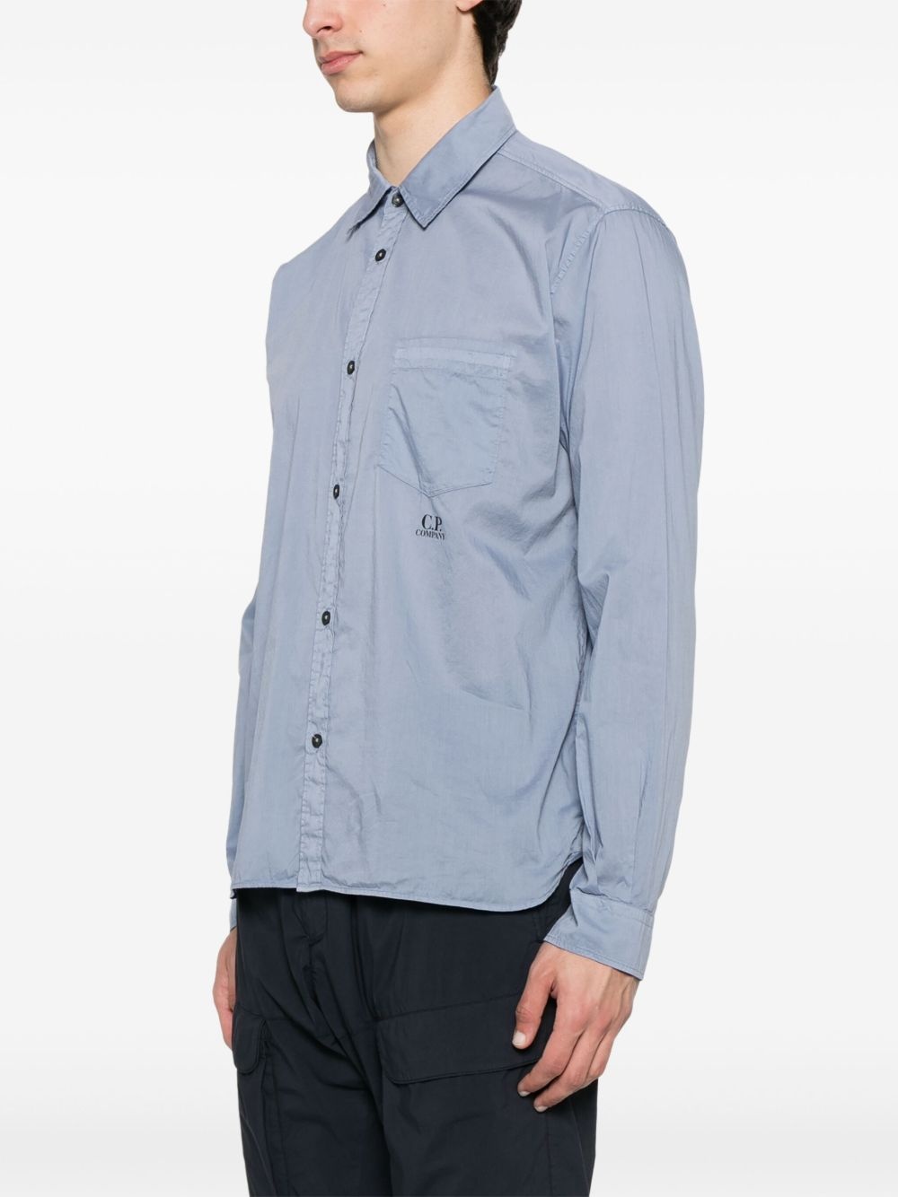 logo-print shirt - 3