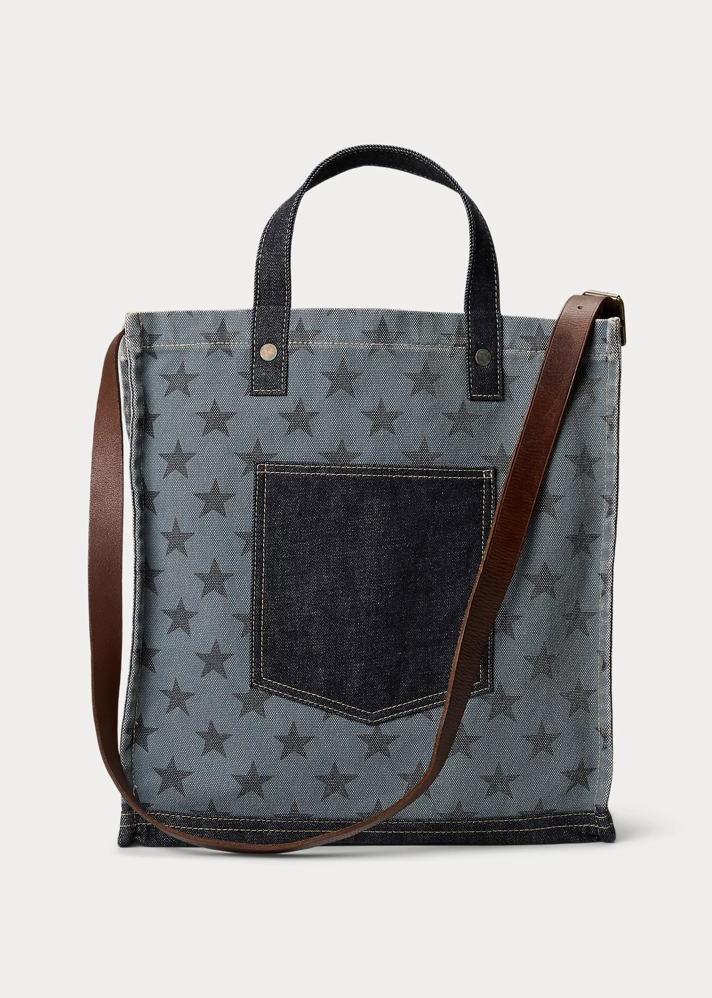 Handwoven Indigo Carpenter Tote - 3