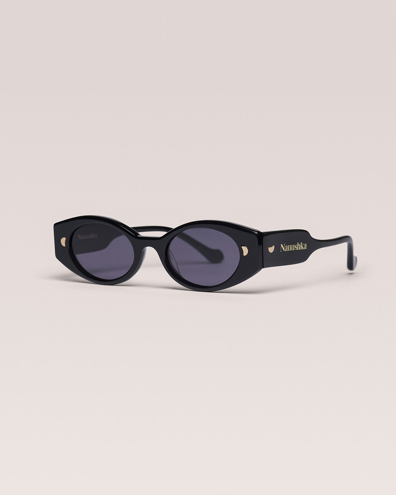 Nanushka MILLIE - Bio-plastic slim sunglasses - Black outlook