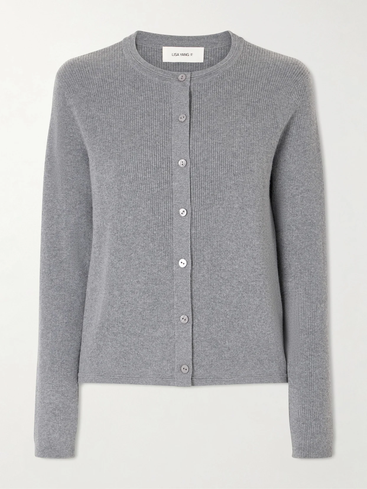 Abeena Ribbed Cotton And Cashmere-blend Cardigan - 1
