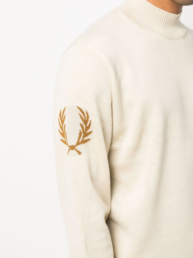 mock-neck wool-blend jumper 5