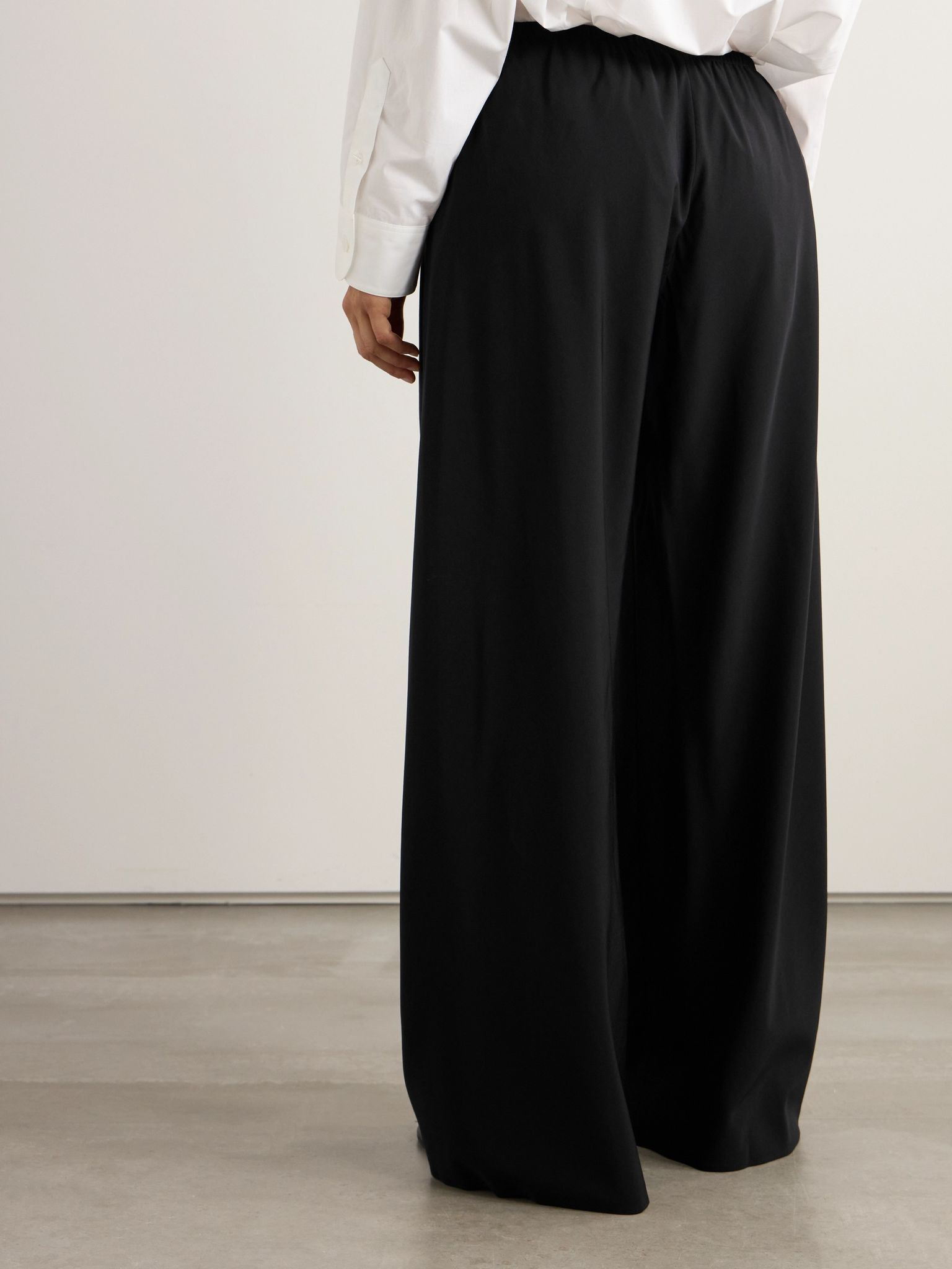 Essentials Gala jersey wide-leg pants Black - 4