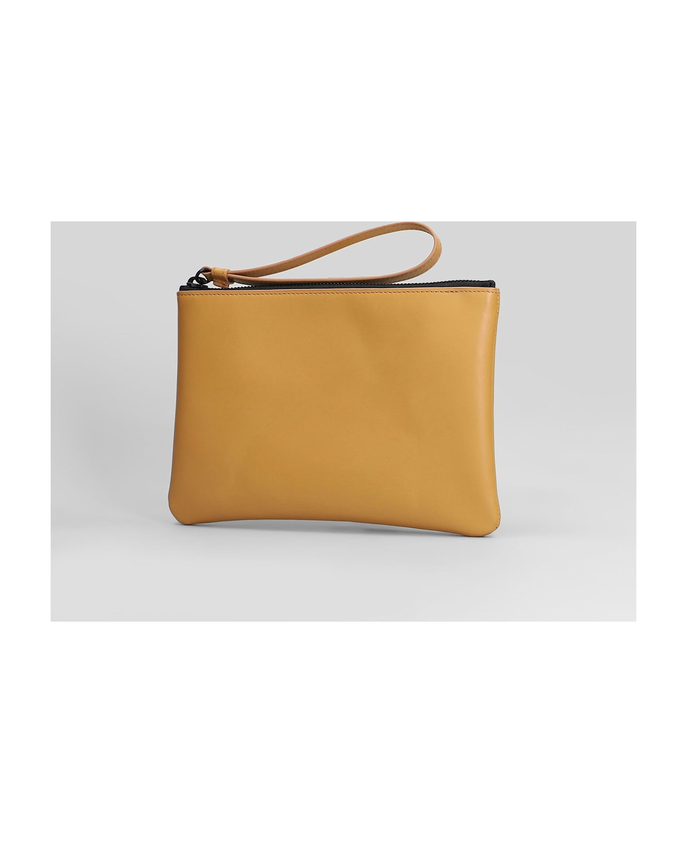 Clutch In Camel Leather - 2