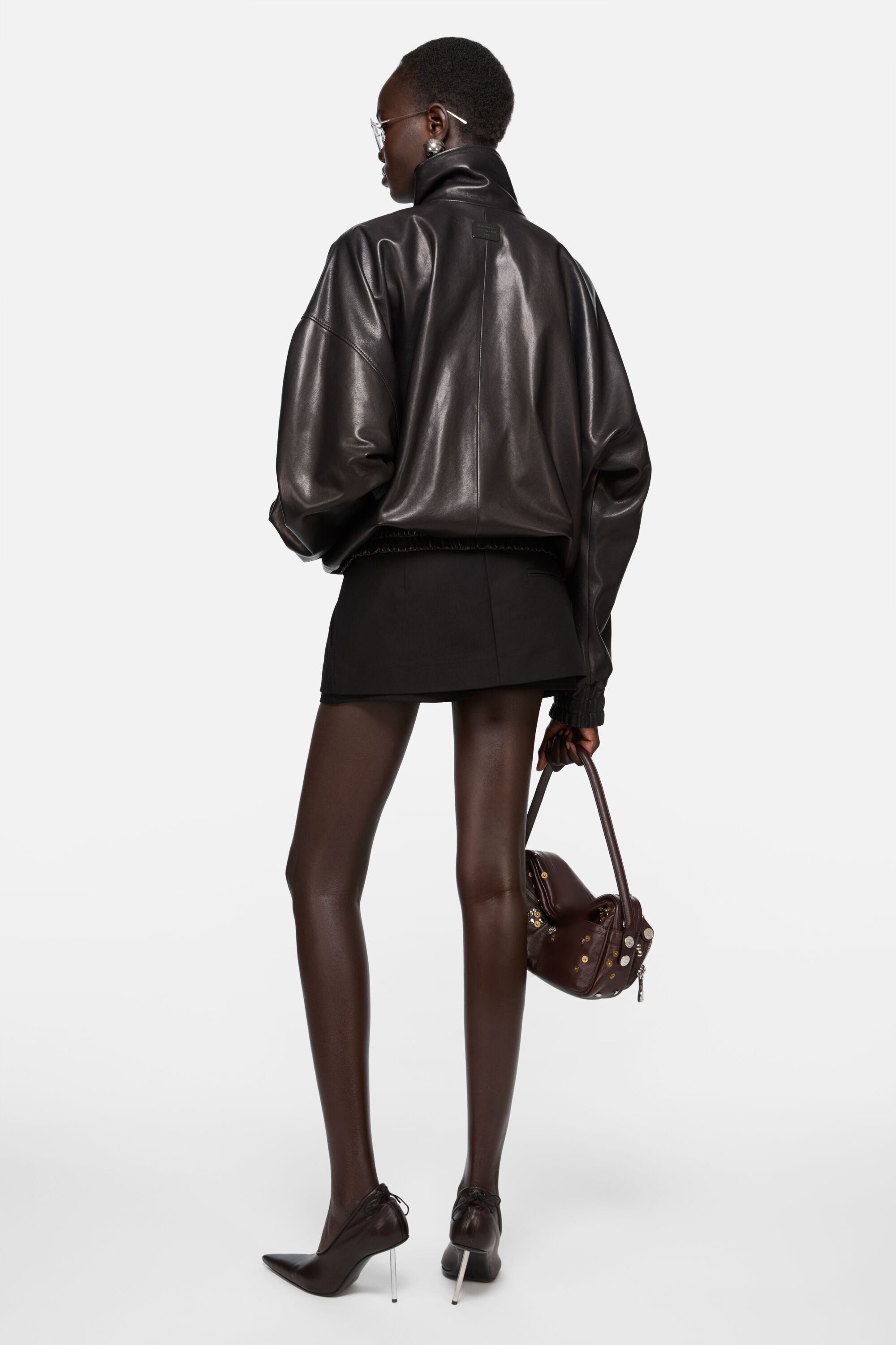 Leather jacket - Black - 3