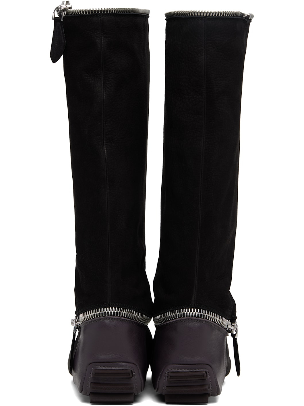 Black Modular Driving Boots - 2