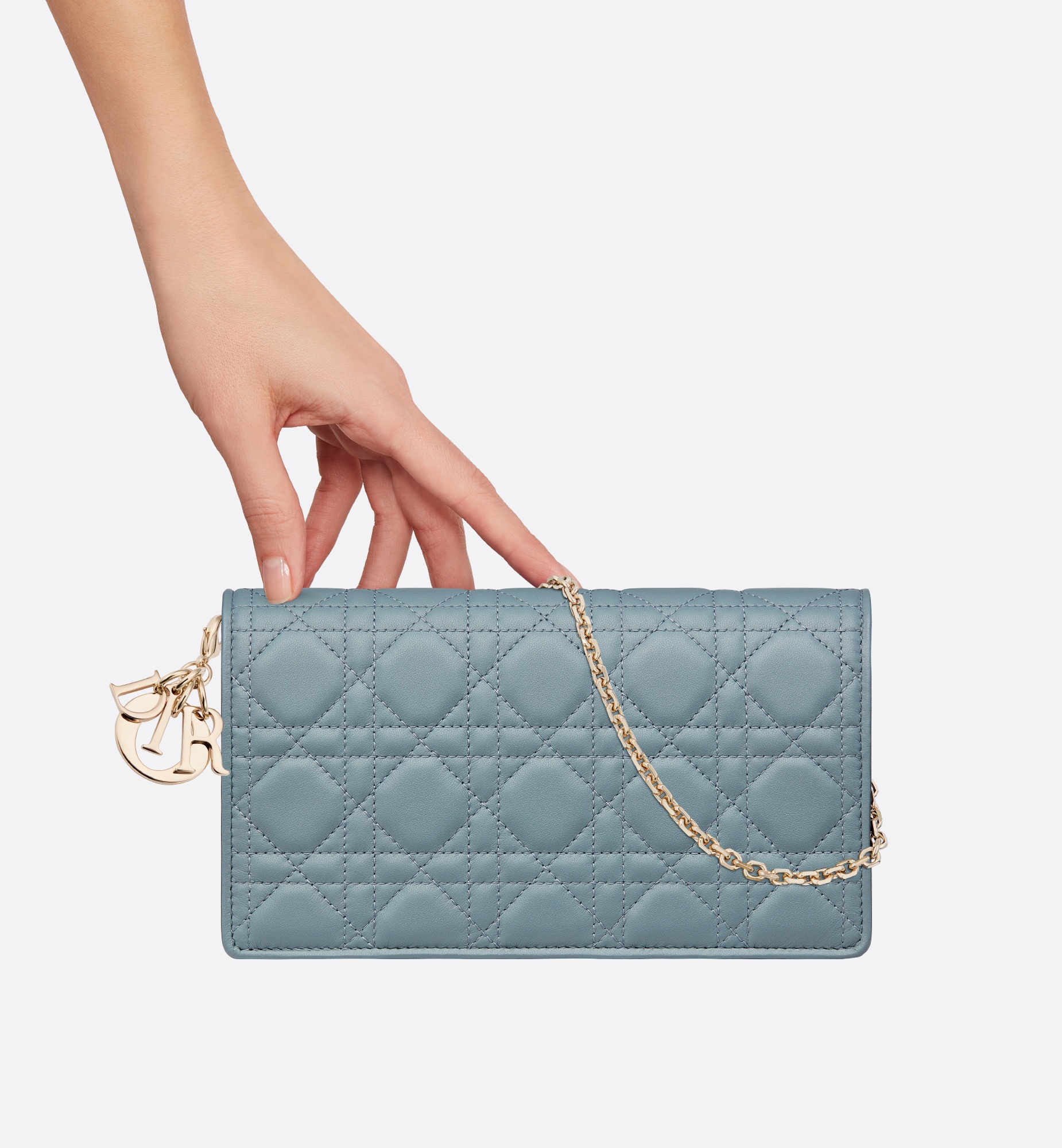 Lady Dior Pouch with Chain - 7