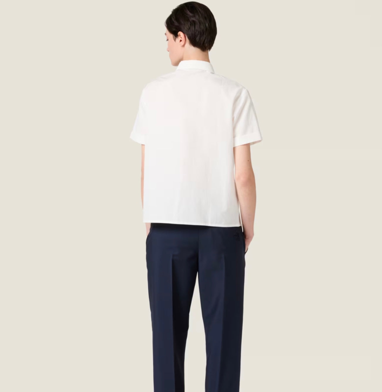 Miu Miu Slubbed poplin shirt - 3