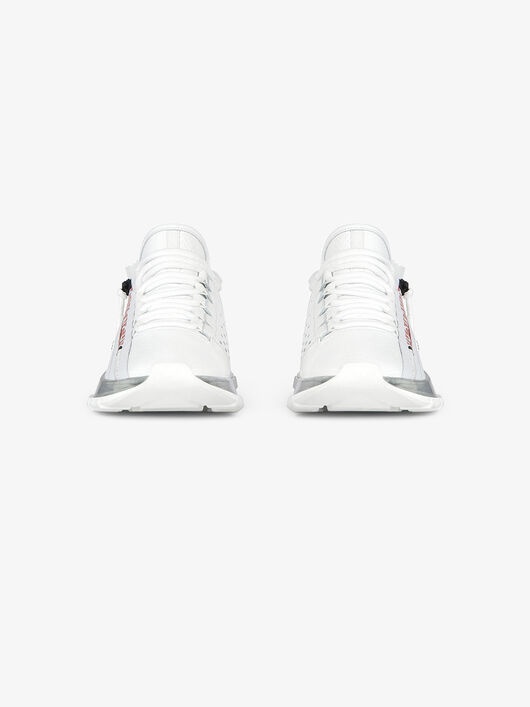 SPECTRE LOW RUNNERS SNEAKERS IN PERFORATED LEATHER WITH ZIP - 2