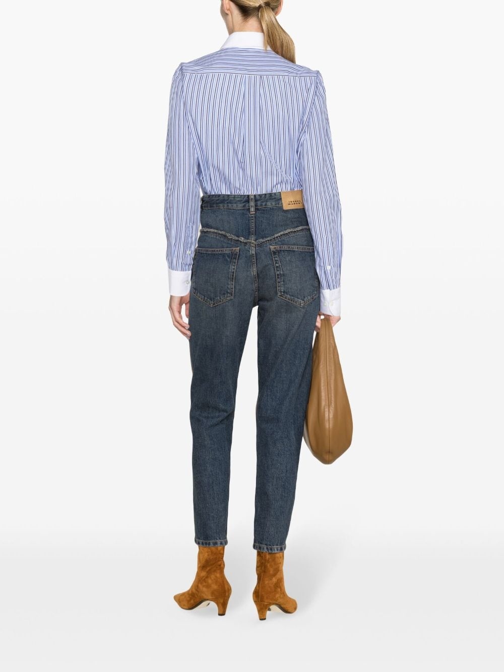 Oliviani high-rise skinny-leg jeans - 4