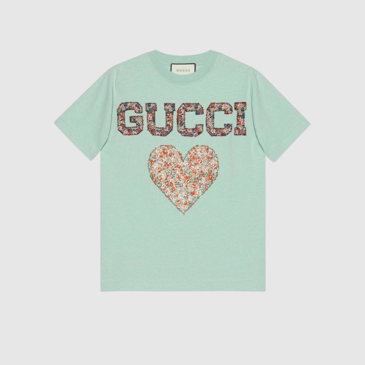 Gucci Liberty T-shirt with patches - 1