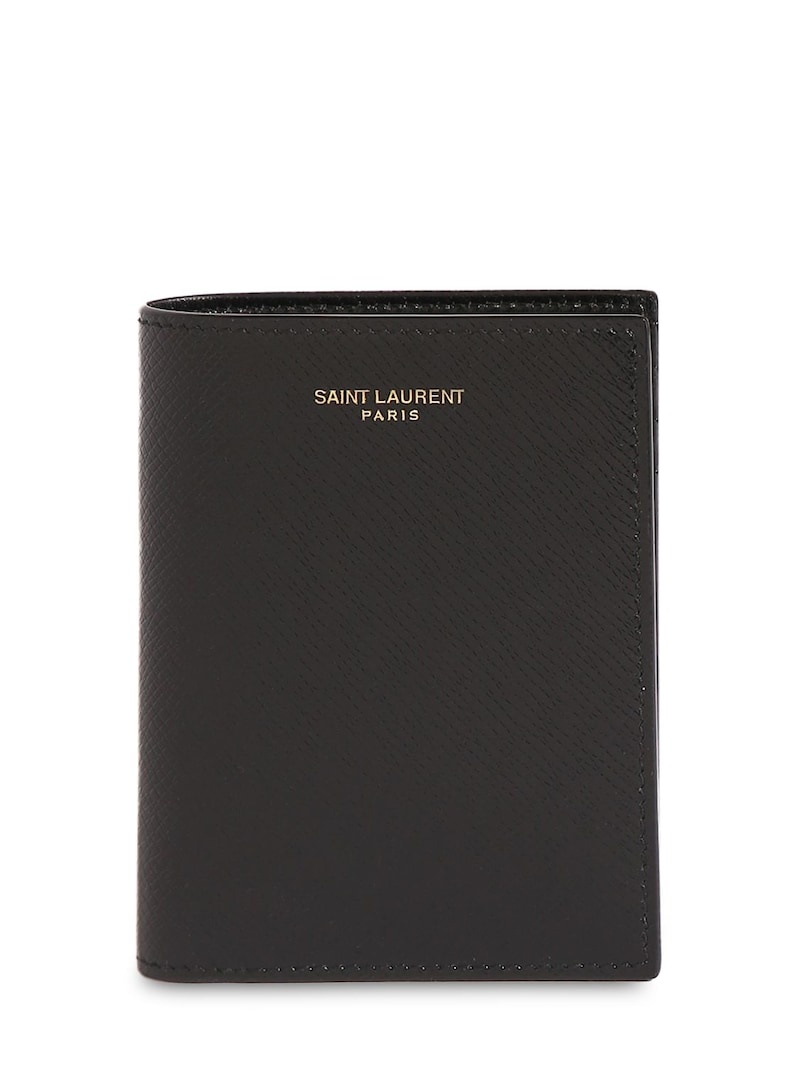 Saint Laurent leather card wallet - 1