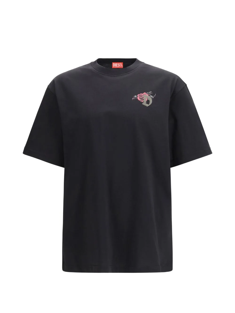 floral-print T-shirt - 1