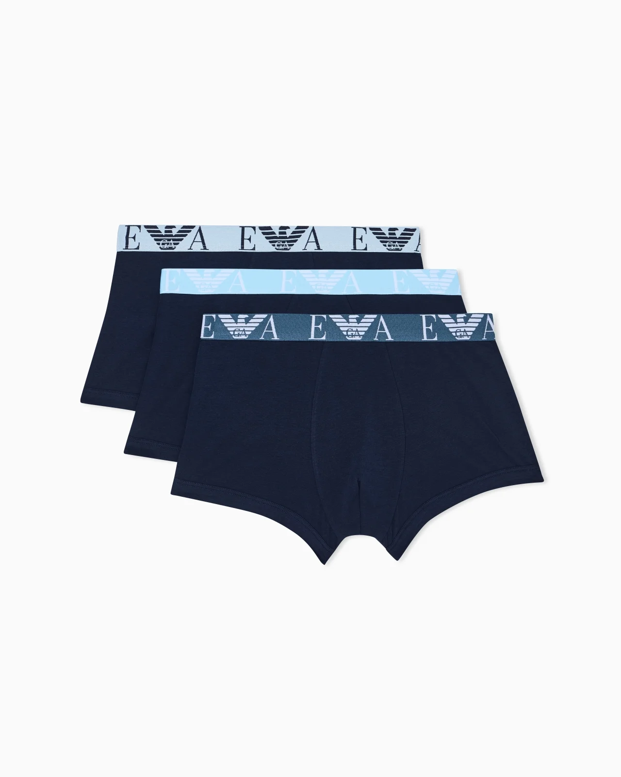 THREE-PACK OF BOXER BRIEFS WITH BOLD MONOGRAM LOGO - 1