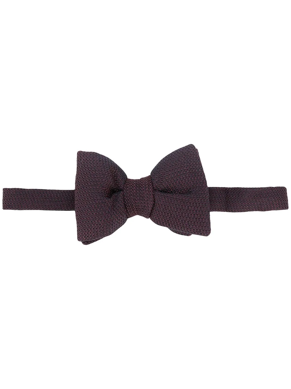 textured finish bow tie - 1