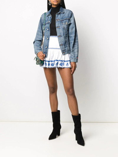 Isabel Marant Étoile embroidered mini skirt outlook