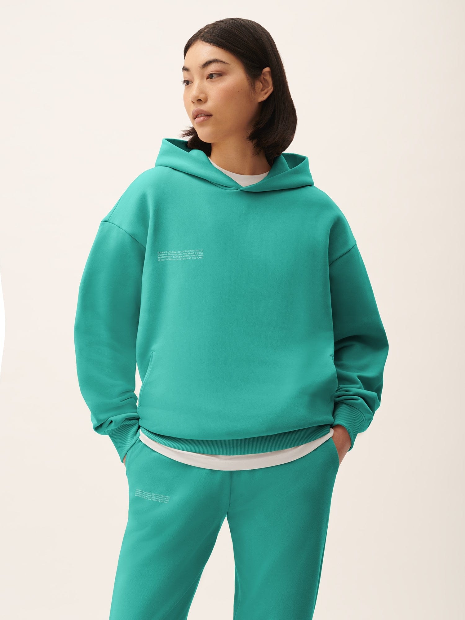 Womens 365 Midweight Hoodie - Malachite Green - 2