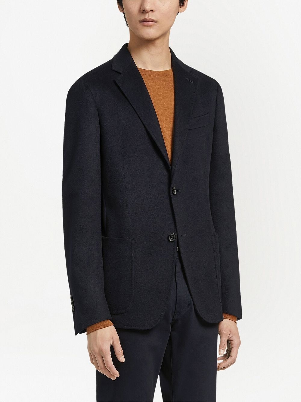 Oasi single-breasted cashmere blazer - 3