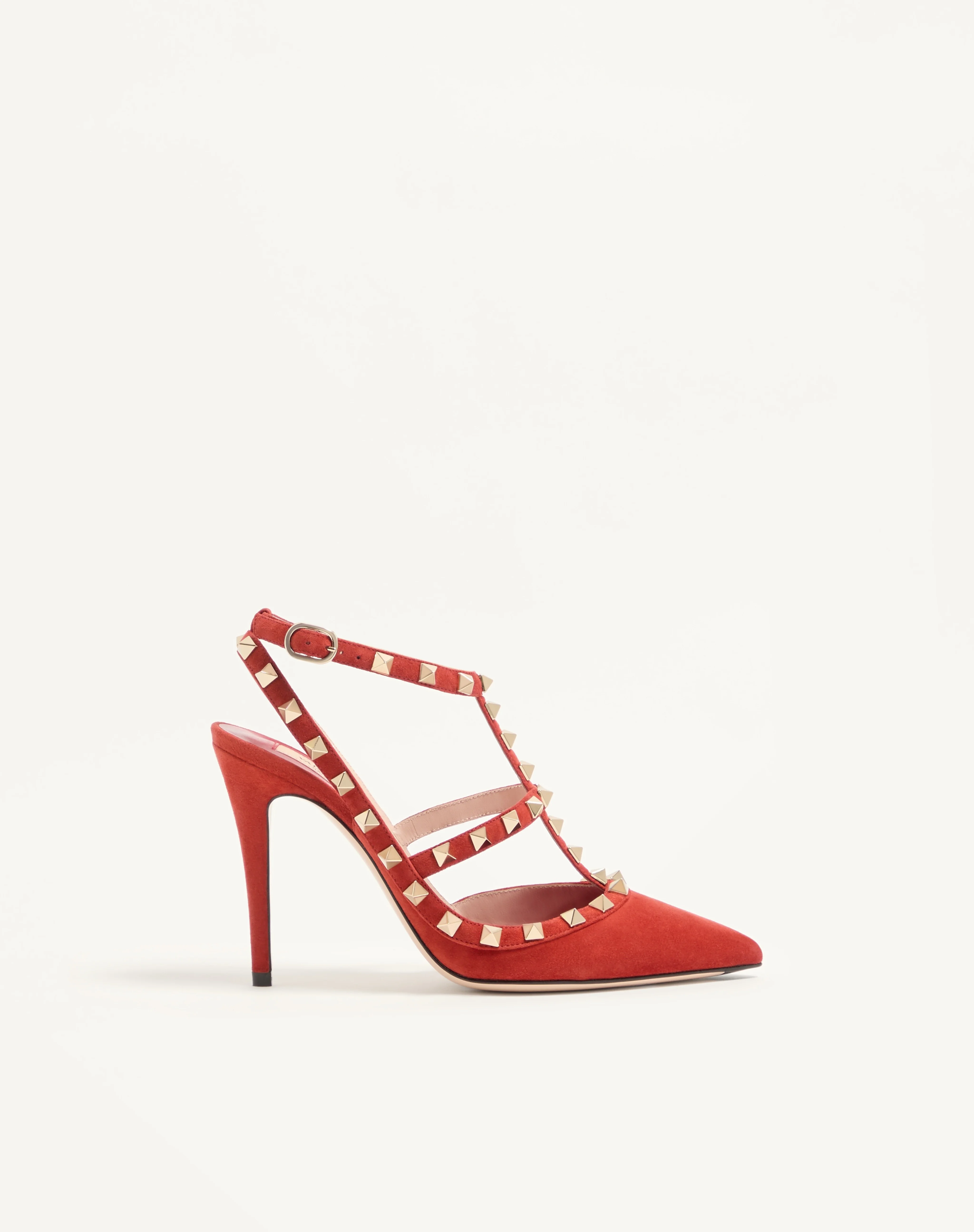 ROCKSTUD SUEDE PUMPS 100MM - 1