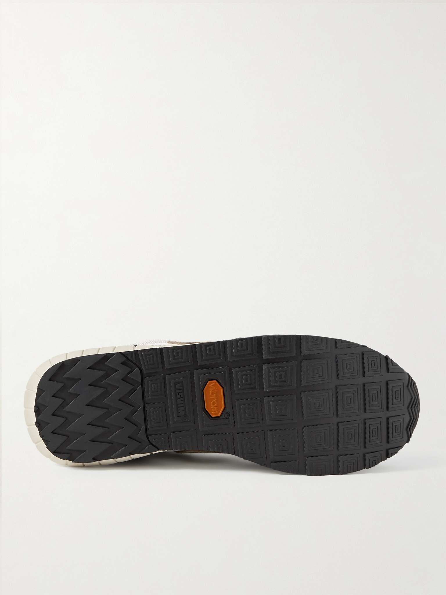 Dunand Suede and Leather-Trimmed Mesh Sneakers - 7