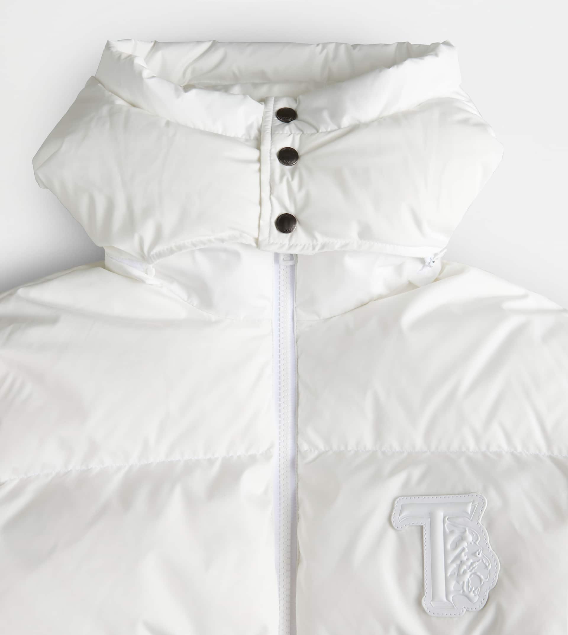 HOODED OVER DOWN JACKET - WHITE - 9