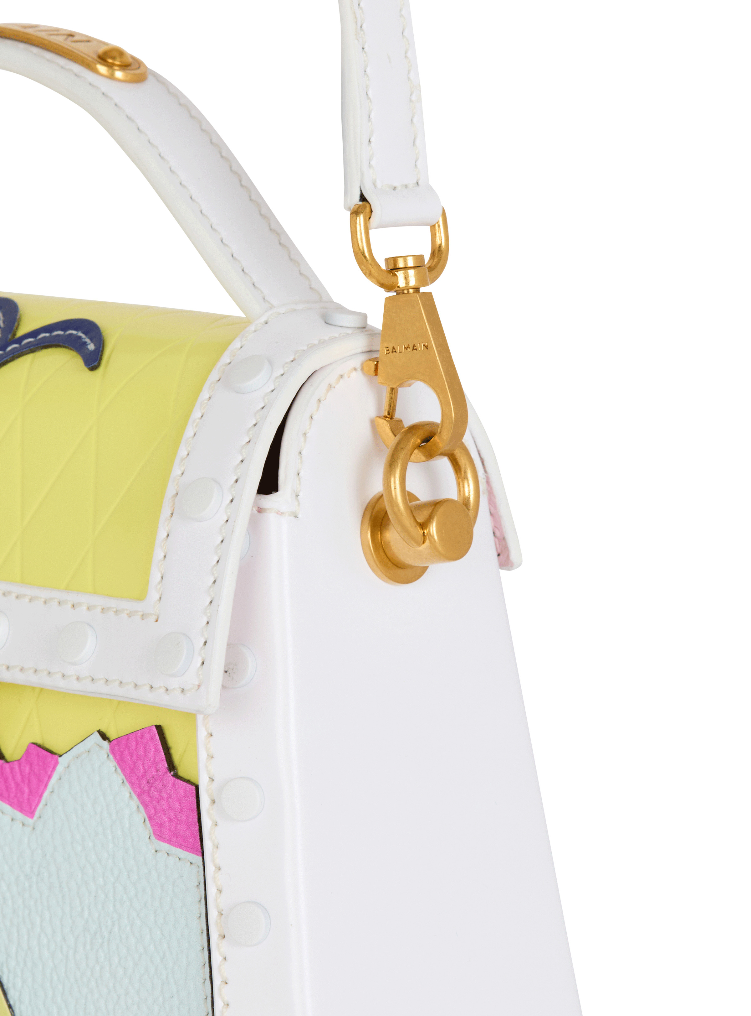 B-Buzz Dynasty calfskin and Postcard patchwork bag - 5