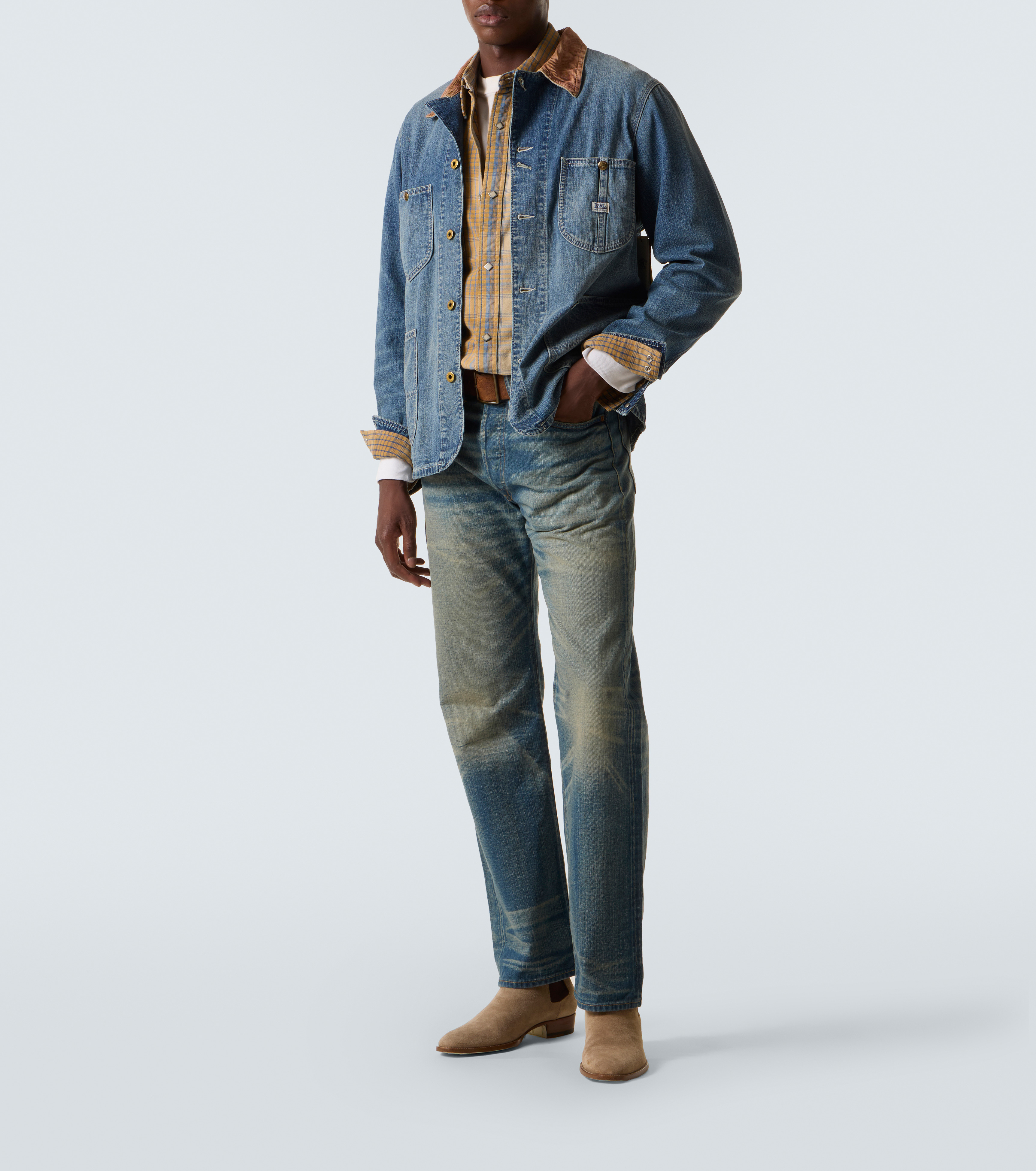 Mid-rise straight jeans - 2