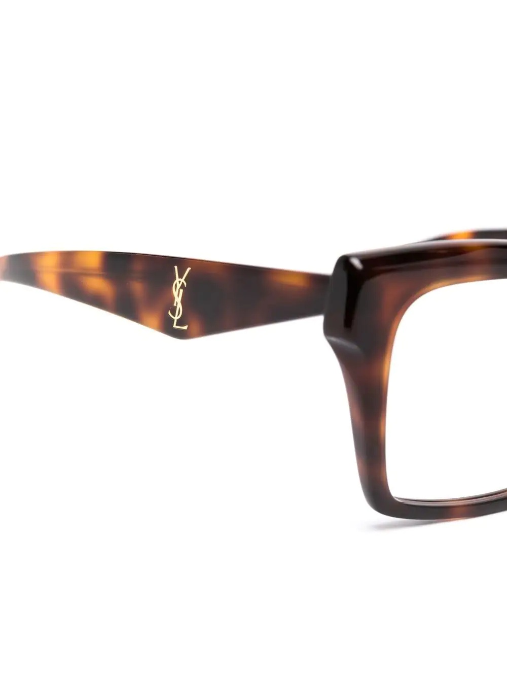 logo tortoiseshell-effect glasses - 3