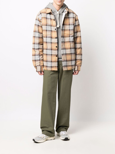 Stüssy plaid-check print shirt outlook