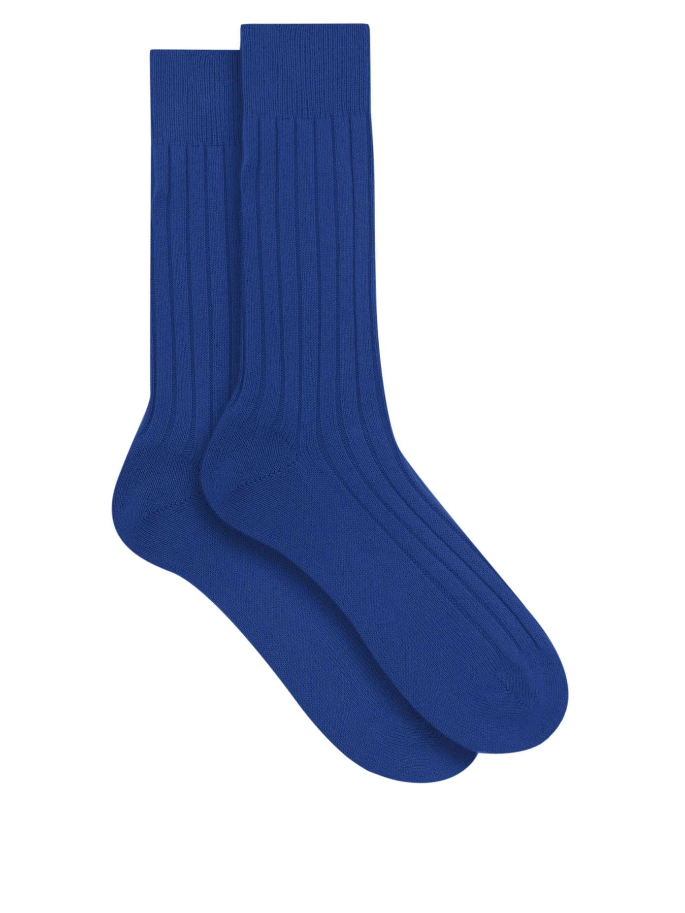 Ribbed cashmere-blend socks - 1