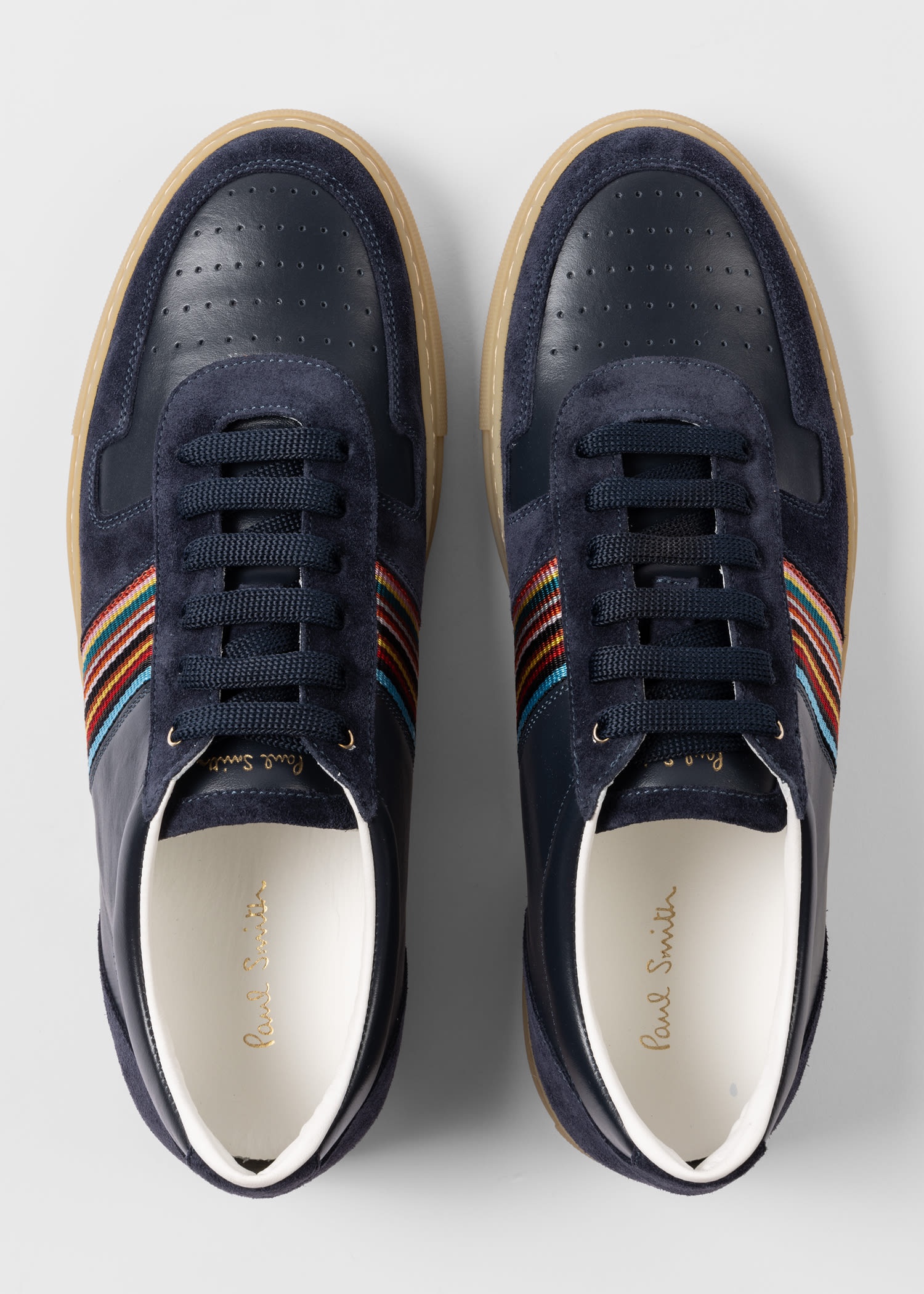 Leather 'Fermi' Trainers - 5