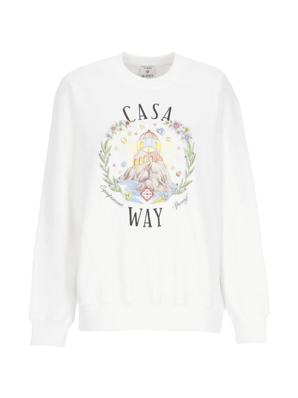 graphic-print sweatshirt - 1