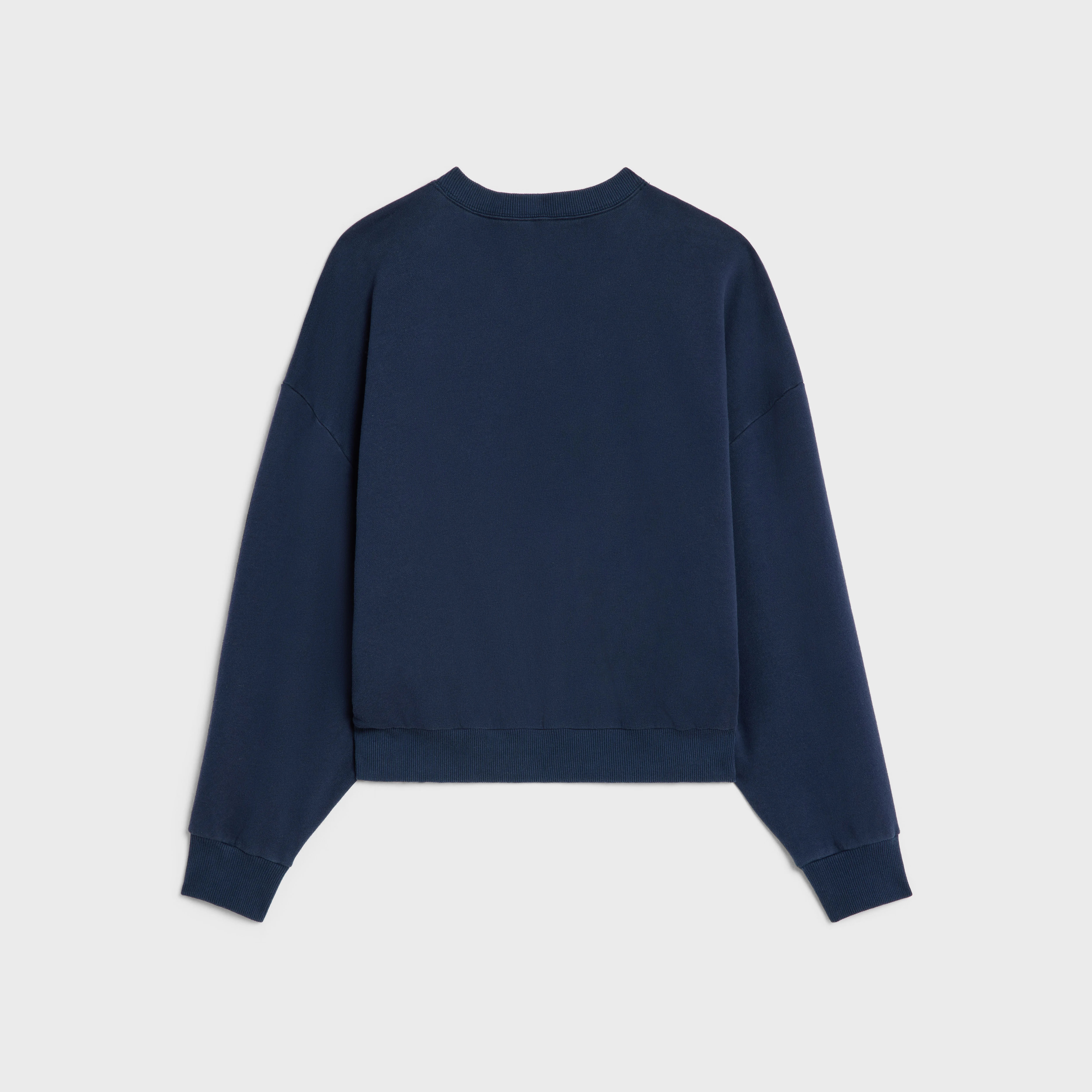oversized Celine sweatshirt in cotton fleece - 2