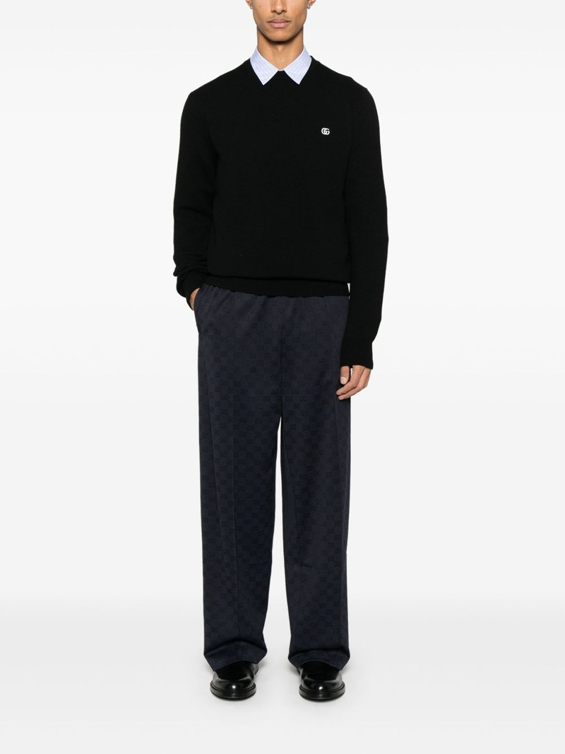 GUCCI logo-embroidered top outlook