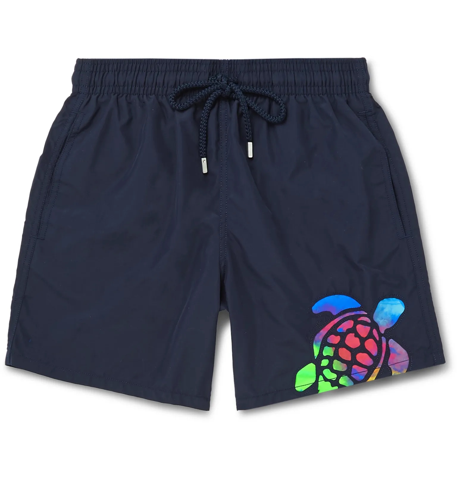 Motu Mid-Length Logo-Detailed Swim Shorts - 1