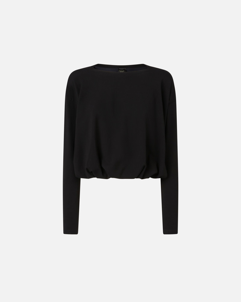 DRAPED FLOWING JERSEY SWEATER 1