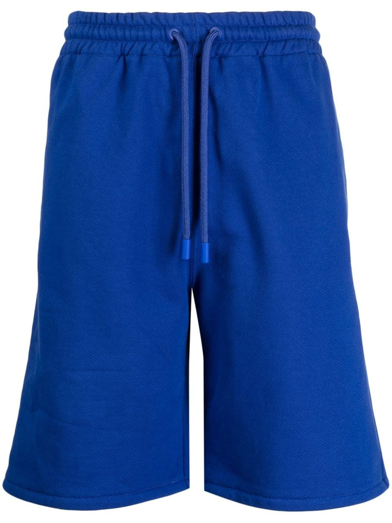 Stitch Diag cotton track shorts 1