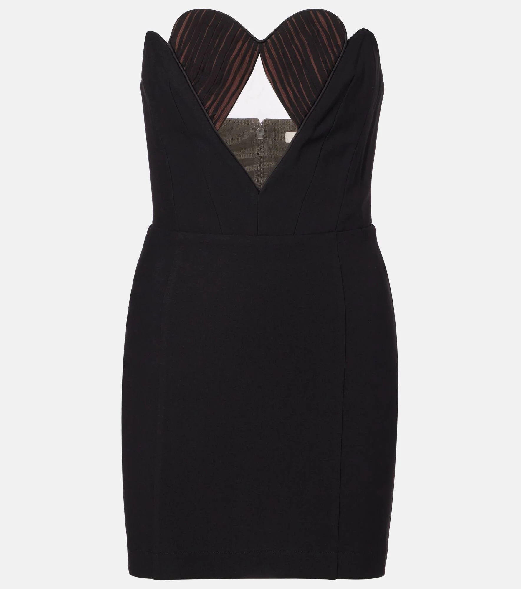 Cutout strapless minidress - 1