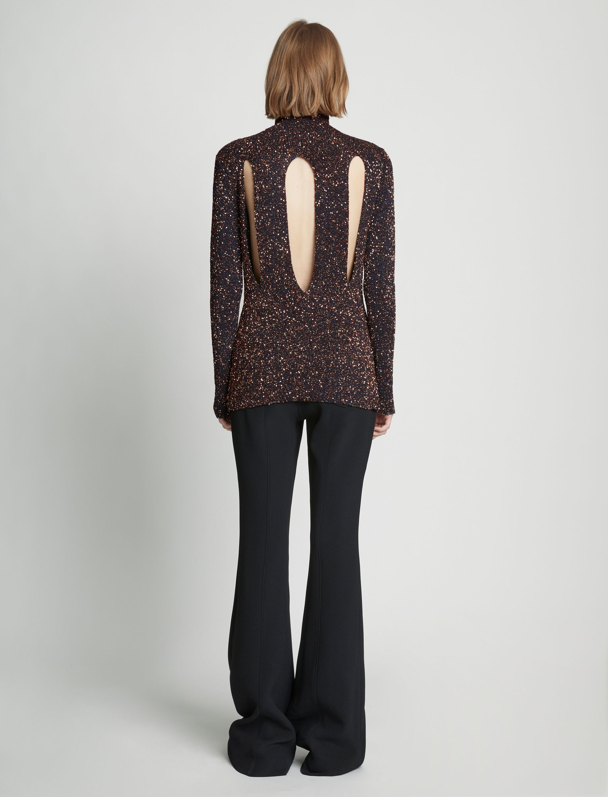 Sequin Knit Sweater - 5